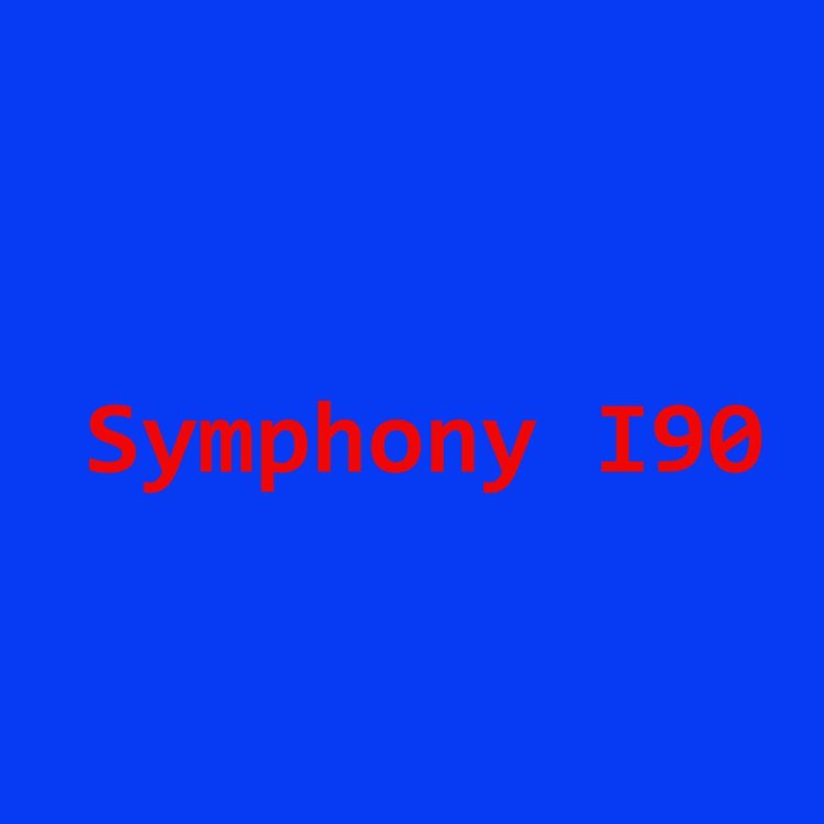 Symphony I90 flash file
