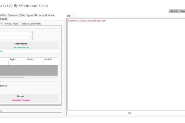 SamFirm Unlock Tool