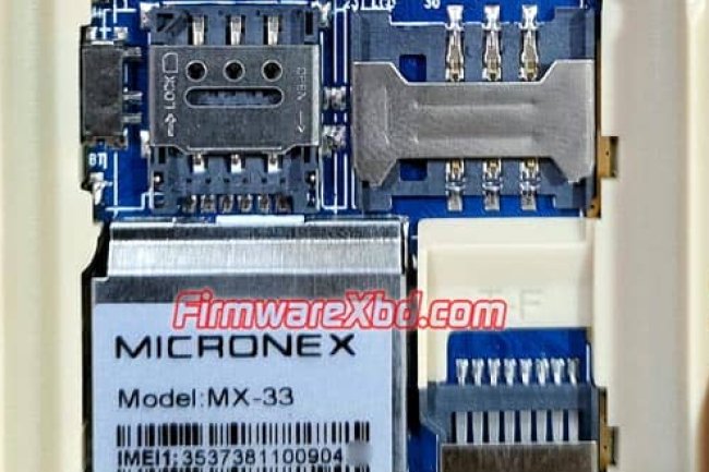 Micronex MX33 Flash File